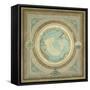 North and South Map II-Elizabeth Medley-Framed Stretched Canvas