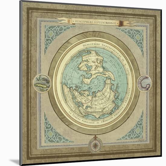 North and South Maps I-Elizabeth Medley-Mounted Art Print