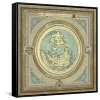 North and South Maps I-Elizabeth Medley-Framed Stretched Canvas