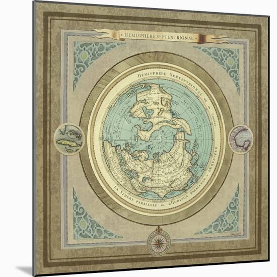 North and South Maps I-Elizabeth Medley-Mounted Premium Giclee Print