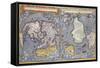 North and South Poles, 1593-Gerard De Jode-Framed Stretched Canvas