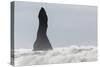 North Atlantic Coast During a Winter Storm with Heavy Gales. Reynisdrangar Sea Stacks-Martin Zwick-Stretched Canvas