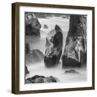 North Atlantic Coast During Winter Near Reykjanesviti and Valahnukur. Iceland-Martin Zwick-Framed Photographic Print