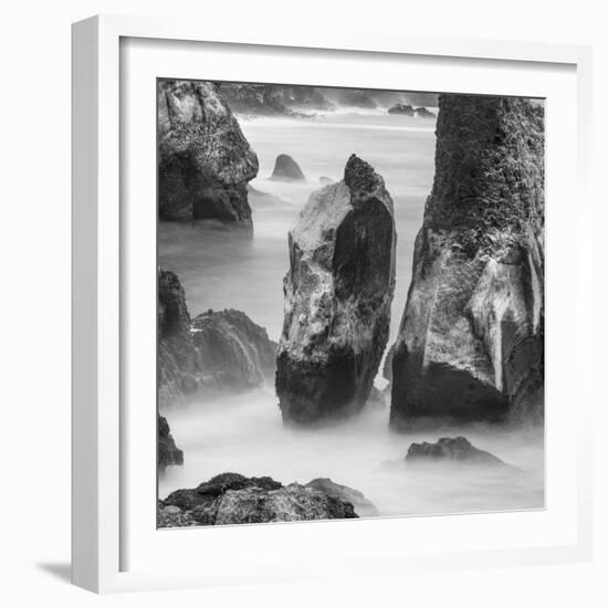 North Atlantic Coast During Winter Near Reykjanesviti and Valahnukur. Iceland-Martin Zwick-Framed Photographic Print