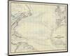 North Atlantic Ocean, c.1861-Alexander Keith Johnston-Mounted Art Print