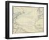 North Atlantic Ocean, c.1861-Alexander Keith Johnston-Framed Art Print