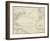 North Atlantic Ocean, c.1861-Alexander Keith Johnston-Framed Art Print