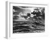 North Atlantic Wave Whipped High in a Midwinter Squall-William Vandivert-Framed Photographic Print