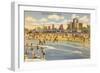 North Avenue Beach, Chicago, Illinois-null-Framed Art Print