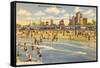 North Avenue Beach, Chicago, Illinois-null-Framed Stretched Canvas