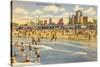 North Avenue Beach, Chicago, Illinois-null-Stretched Canvas