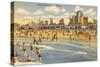 North Avenue Beach, Chicago, Illinois-null-Stretched Canvas