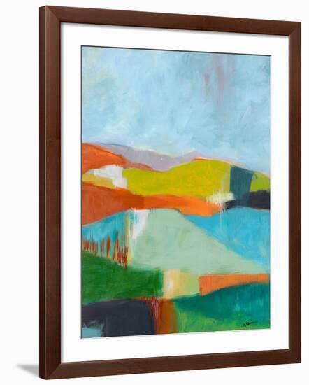 North Bay Hills-Jan Weiss-Framed Art Print