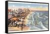 North Beach, Corpus Christi, Texas-null-Framed Stretched Canvas