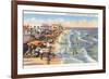 North Beach, Corpus Christi, Texas-null-Framed Premium Giclee Print