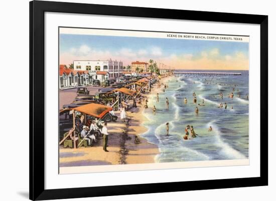 North Beach, Corpus Christi, Texas-null-Framed Premium Giclee Print