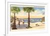 North Beach, Corpus Christi-null-Framed Art Print