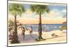 North Beach, Corpus Christi-null-Mounted Premium Giclee Print