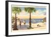 North Beach, Corpus Christi-null-Framed Art Print