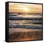 North Beach Sunset 3-Lance Kuehne-Framed Stretched Canvas