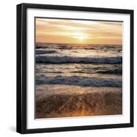 North Beach Sunset 3-Lance Kuehne-Framed Photographic Print