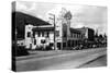 North Bend, Washington - Exterior View of McGrath's Cafe-Lantern Press-Stretched Canvas