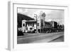 North Bend, Washington - Exterior View of McGrath's Cafe-Lantern Press-Framed Art Print