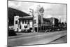 North Bend, Washington - Exterior View of McGrath's Cafe-Lantern Press-Mounted Art Print