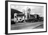 North Bend, Washington - Exterior View of McGrath's Cafe-Lantern Press-Framed Art Print