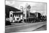 North Bend, Washington - Exterior View of McGrath's Cafe-Lantern Press-Mounted Art Print