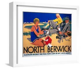 North Berwick, LNER, c.1923-Frank Newbould-Framed Art Print