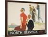 North Berwick Poster-Andrew Johnson-Framed Giclee Print