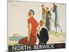 North Berwick Poster-Andrew Johnson-Mounted Giclee Print