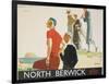 North Berwick Poster-Andrew Johnson-Framed Giclee Print