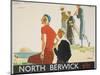 North Berwick Poster-Andrew Johnson-Mounted Premium Giclee Print