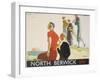 North Berwick Poster-Andrew Johnson-Framed Giclee Print