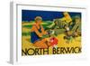 North Berwick, Scotland - Golf Coast Promotional Poster-Lantern Press-Framed Art Print