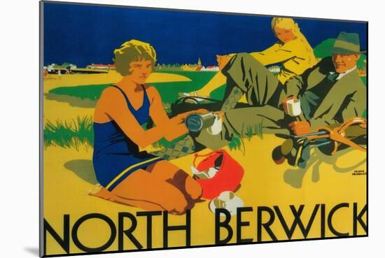 North Berwick, Scotland - Golf Coast Promotional Poster-Lantern Press-Mounted Art Print