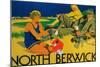 North Berwick, Scotland - Golf Coast Promotional Poster-Lantern Press-Mounted Art Print