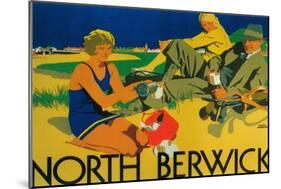 North Berwick, Scotland - Golf Coast Promotional Poster-Lantern Press-Mounted Art Print