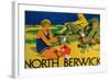 North Berwick, Scotland - Golf Coast Promotional Poster-Lantern Press-Framed Art Print