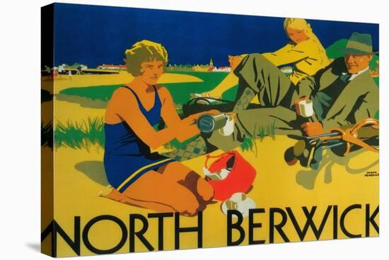 North Berwick, Scotland - Golf Coast Promotional Poster-Lantern Press-Stretched Canvas