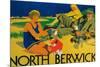 North Berwick, Scotland - Golf Coast Promotional Poster-Lantern Press-Mounted Premium Giclee Print