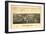 North Billerica, Massachusetts - Panoramic Map-Lantern Press-Framed Art Print