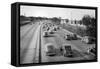 North Bound Lake Shore Drive in Chicago, Ca. 1946.-Kirn Vintage Stock-Framed Stretched Canvas