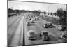 North Bound Lake Shore Drive in Chicago, Ca. 1946.-Kirn Vintage Stock-Mounted Photographic Print