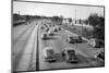 North Bound Lake Shore Drive in Chicago, Ca. 1946.-Kirn Vintage Stock-Mounted Photographic Print