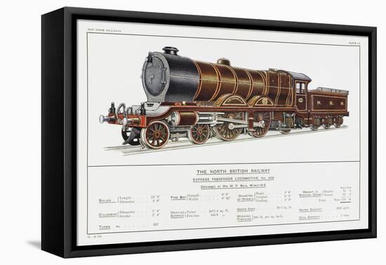 North British Railway Express Loco No 868-W.j. Stokoe-Framed Stretched Canvas