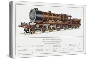 North British Railway Express Loco No 868-W.j. Stokoe-Stretched Canvas