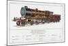 North British Railway Express Loco No 868-W.j. Stokoe-Mounted Art Print